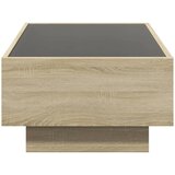  Stolić za kavu LED boja hrasta 90x50x30 cm konstruirano drvo | shoptok.hr