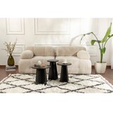 Hanah home lume - wood black wooden black nesting table (3 pieces) | ePonuda.com