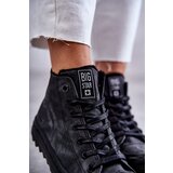 Big Star Women's Sneakers High Warm Black | shoptok.hr
