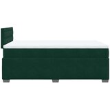  Krevet box spring s madracem tamnozeleni 120x190 cm baršunasti | shoptok.hr