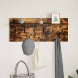  Vješalica za kapute na zidu Dimljeni hrast 100 x 40 x 12 cm | shoptok.hr