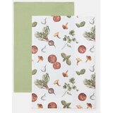 Sinsay Set pamučnih kuhinjskih krpa s motivom povrća 2 pack | shoptok.hr