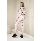 Kesi Set with printed guns dark powder pink | shoptok.hr