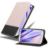 Cadorabo Case, združljiv s Samsungom v rose Gold Black - zaščitni pokrov z magnetnim zapiranjem, stoječo funkcijo in režo za kartico, (20591978) Cene