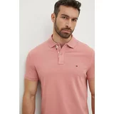 Tommy Hilfiger Polo moški, roza barva, MW0MW34738