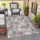 Mila Home vijolična/siva pralna preproga 160x230 cm dusty flowers – | Shoptok.si