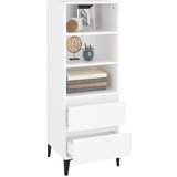  Visoka komoda bijela 40 x 36 x 110 cm od konstruiranog drva | Eponuda.ba