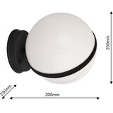  Spoljašnja zidna svetiljka CIRCULO 1xE27/40W/230V IP44 | Eponuda.com