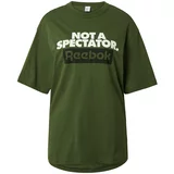 Reebok Funkcionalna majica 'SPECTATOR' zelena / črna / bela