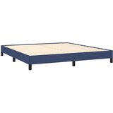  Okvir za krevet bez madraca plavi 160x200 cm od tkanine | shoptok.hr