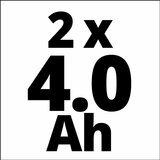 Einhell Power-X-Change Twinpack 18V 2x4,0Ah Baterija, Komplet dve PXC baterije - (4511489) | ePonuda.com