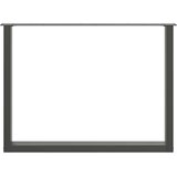  Noge za blagovaonski stol U-oblik 2 kom antracit 100 x (72-73) cm čelik | shoptok.hr