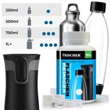 FRISCHER Sredstvo za či&amp;scaron;čenje steklenic 90 tablet x 2 g v posodi 250 ml Slike