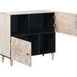  Kreveta s pohranom Bijelo 80 x 33 5 x 75 cm Čvrsto drvo manga - Bijelo | shoptok.hr