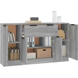  Komoda 3 kosi siva sonoma inženirski les, (20654389) | Shoptok.si