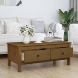  Stolić za kavu boja meda 100 x 50 x 40 cm od masivne borovine | Eponuda.com
