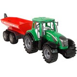  Zelen traktor z rdečim prikolico Fraktalni pogon | Shoptok.si
