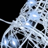 vidaXL Jelenja glava Hladno bela 60 cm Akril | Shoptok.si