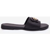 Boto Flat Women's Slippers With Decorative Detail Black Nenitta | ePonuda.com