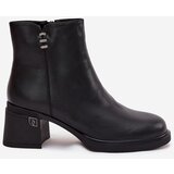 VINCEZA Leather Insulated Women's Ankle Boots on Block | Shoptok.si