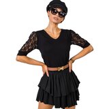 RUE PARIS Blouse-TP-BZ-5552.70-black | Shoptok.si