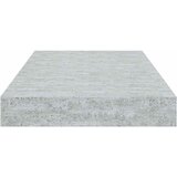  Plutajuće zidne police 2 kom boja betona 40 x 23 x 3,8 cm MDF | shoptok.hr