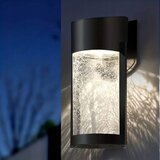  LED solarna zidna lampa LED/3,7V 300 mAh IP44 crna | Eponuda.com