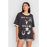 Rvca Dani Miller Oversized Ringer T-Shirt washed black | Shoptok.si