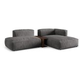 Micadoni Siva kutna garnitura od bouclé tkanine (s desnim kutom) Martina – Home | shoptok.hr
