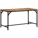 vidaXL Jedilna miza 140x70x75 cm Masivni les Grobo mango | Shoptok.si