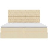 Krevet s od storage s uzglavljem Krema 180 x 200 cm Tkanina | Eponuda.ba