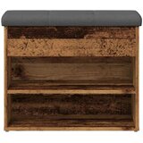 vidaXL Klupa za cipele staro drvo 62x32x50 cm konstruirano drvo | shoptok.hr