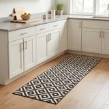  Kuhinjski Tepih sivi i bijeli dijamanti 180 x 60 cm - sivi i bijeli dijamanti 60 x 180 cm | shoptok.hr