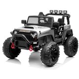 Lean_Toys Otroški avto Jeep 400W srebrna | Shoptok.si