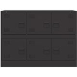  Komoda crna 99 x 39 x 73 cm čelična | shoptok.hr