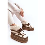 Boto Women's Padded Snow Boots Brown Rohes | shoptok.hr