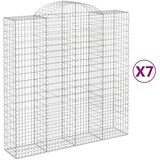  Lučne gabionske košare 7 kom 200x50x200/220cm pocinčano željezo | Eponuda.ba