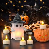 SOULBAY polnilne LED čajne svečke z funkcijo časovnika in polnilno postajo - 12 kosov | Shoptok.si