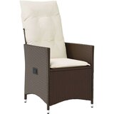  9-dijelni vrtni blagovaonski set s jastucima poliratan smeđi | shoptok.hr