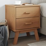 Furnova Nočna omarica OLDEN rjava trdna borovina, (21926705) | Shoptok.si