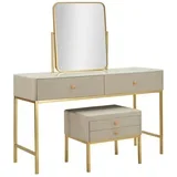 Kozmetična miza iz masivnega bora 45x120 cm Luxury –