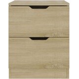  Nočna omarica sonoma hrast 40x40x50 cm iverna plošča, (20624248) | Shoptok.si