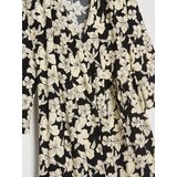 Sinsay Viskoza midi preklopna haljina u leopard uzorku | shoptok.hr