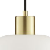 Brilliant Luster na sajli FANNY 1xE27/20W/230V, prečnik 22 cm, mesing | Eponuda.com