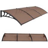  Nadstrešnica 270x100cm crna bronza 5mm leksan ( 1528 ) Cene