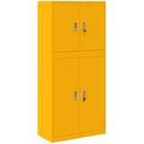 Ormarić za pohranu 2 kom. Žuta boja senfa 80 x 40 x 175 cm | shoptok.hr