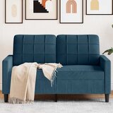  Dvosjed Plava 120 cm baršunasti | shoptok.hr