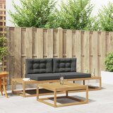  Set vanjskih sofa s jastukom Bijela 79 x 79 x 37 cm Poliester | shoptok.hr