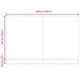 Skrovita tenda Bijela i antracit 350x200 cm 350 x 200 cm | shoptok.hr
