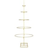 vidaXL Metalna božićna jelka Zlatno 125 cm Čelik s praškastim premazom | shoptok.hr